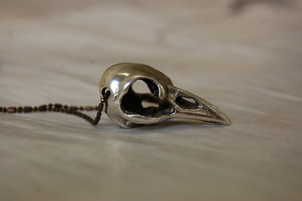 'Bird Skull' Necklace | 925 Silver