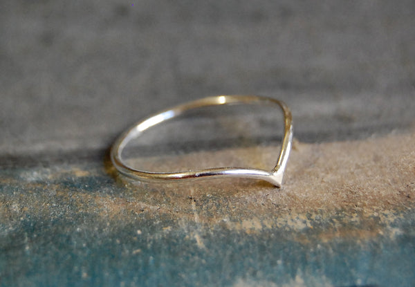 'V' ring | 925 silver