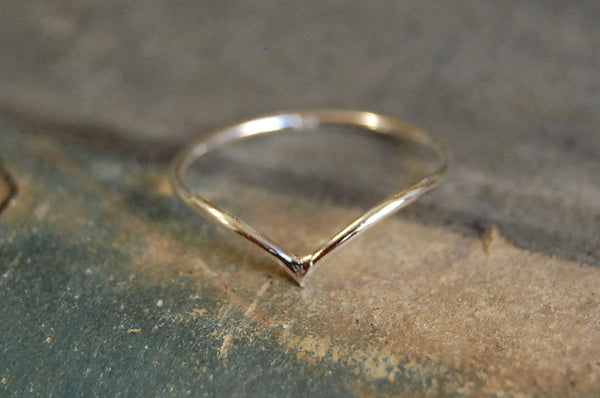 'V' ring | 925 silver