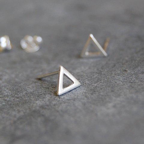 triangle earstuds | 925 silver
